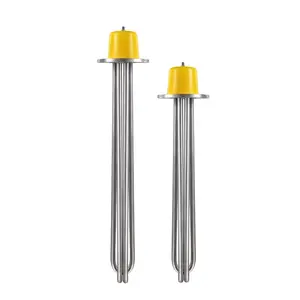 380v stainless steel flanged water electric immersion industrial explosion proof heater