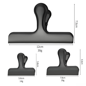 Wholesale Kitchen Food Preservation Stainless Steel Snack <strong>Bag</strong> <strong>Clips</strong> Custom Logo Food <strong>Clips</strong> for Promotional Gift <strong>Clip</strong> - Product Image 2