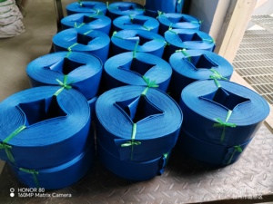 <span class=keywords><strong>Tuyau</strong></span> de pompe de refoulement d'eau flexible plat en PVC de 3 po x 100 m pour irrigation agricole – Prix le plus bas - Product Image 3