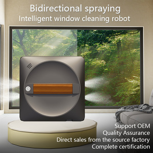 Factory Direct Smart Water Spray Window Cleaning Robot High Suction Wet and <b>Dry</b> Automatic Glass Cleaner with Remote Control - Product Image 5