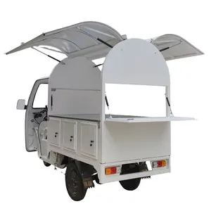 3 Wheeler Elektro Dreirad Auto Push Trailer kleinen Kiosk Hamburger Affe Motorrad Generator Bäckerei Food Truck Cart zu verkaufen