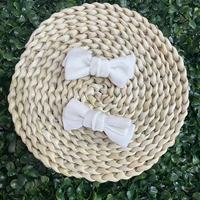 Barrettes à cheveux en velours Sacarla, 2 pièces, 7,5 cm, petits nœuds mignons faits à la main, pinces crocodiles pour filles, femmes et enfants, idéales pour les fêtes