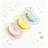 Jouet Squishy en Silicone Super Doux Anti-Stress, Formes Banane, Sandwich, Biscuit, Crème, Slime, Décoration de Fête, Vente en Gros
