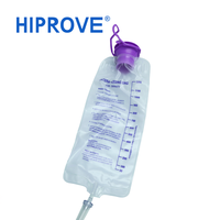 Kit de poches de perfusion entérale jetables avec anneau de suspension, poche translucide pour la nutrition entérale à l'hôpital et à domicile