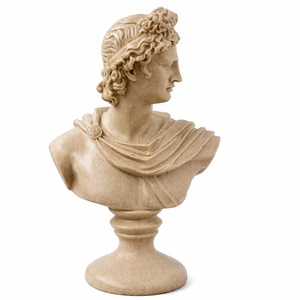 Busto de <span class=keywords><strong>Apolo</strong></span>, <span class=keywords><strong>Dios</strong></span> <span class=keywords><strong>Griego</strong></span>, Hecho a Mano en Resina, Escultura Clásica Romana de Arenisca, 31 cm, Decoración para Hogar u Oficina, Regalo - Product Image 1