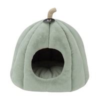LS peppy friends – fournitures pour animaux de compagnie, nouveau design de luxe en peluche de faux renard, lit de chat personnalisé, grotte de maison, produits pour animaux de compagnie à la mode pour l'hiver