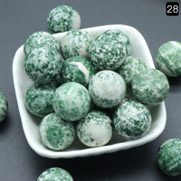 Sphère de jade vert Qinghai naturel poli en gros pour la décoration intérieure, le Feng Shui et la collection