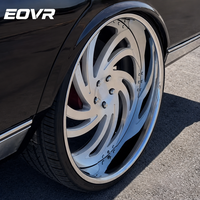 Ruedas Forjadas EVOR de Aleación de Aluminio Personalizadas, Diseño de 2 Piezas, Llanta Cóncava, 16 18 20 22 26 Pulgadas, Radios de Alambre, para Autos BMW