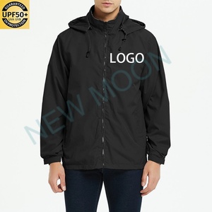 Customized <b>Thin</b> Lightweight Sun-proof Breathable Windproof High Quality <b>Waterproof</b> Outdoor Men's Hooded <b>Jacket</b> UPF50+ - Product Image 1
