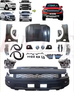 KLT 2022แรนเจอร์แร็ปเตอร์ชุดตัวแปลงภายนอกอุปกรณ์เสริมภายนอกสำหรับ4x4กันชนพลาสติก ABS ออฟโรดอัพเกรดแรนเจอร์2012-2021 - Product Image 3