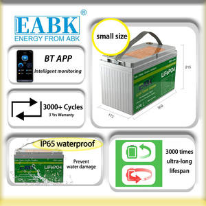 Für Solarenergie speicher/RV/Marine, 3000 Zyklen, Modell SE12F120SP EABK 12,8 V 120Ah zylindrische Lithium-Ionen-Batterien - Product Image 3