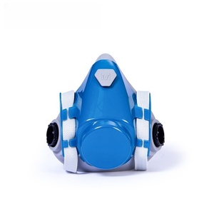 HaiGu <span class=keywords><strong>Half</strong></span>-<span class=keywords><strong>Mask</strong></span> Filtragem Máscara Gás Respirador para Combate a Incêndios Pintura Indústria Química de Alta Qualidade Silicone - Product Image 3