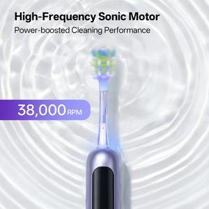 Brosse à Dents Électrique ODAY Haut de Gamme Personnalisable, Sonique, avec Écran LED, Fixation Murale Magnétique IPX8, Portable pour Adultes - Product Image 6
