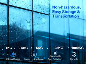 Промышленное водонепроницаемое маслостойкое покрытие, <span class=keywords><strong>2</strong></span>-компонентная самоочищающемая отделка для экстерьера зданий - Product Image 5