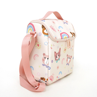 Tas ransel anak kapasitas besar, tas pena Sekolah Tinggi motif grafiti Oxford anti air kualitas terbaik untuk anak-anak