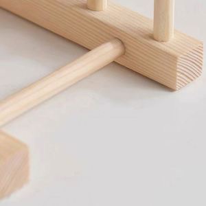 ชั้นวางจานไม้ธรรมชาติทำมือสำหรับครัว ขายส่ง - Product Image 6