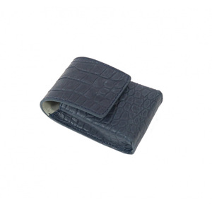 Estuche creativo personalizado para cigarrillos de cuero, caja minimalista para guardar cigarrillos con cierre a presión, protector de cigarrillos con textura de cocodrilo - Product Image 4