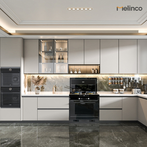 Set di Mobili da <span class=keywords><strong>Cucina</strong></span> Modulari Moderni di Alta Qualità, Materiali Ecologici Ignifughi, <span class=keywords><strong>Cucina</strong></span> Completa Personalizzabile per Villa - Product Image 3