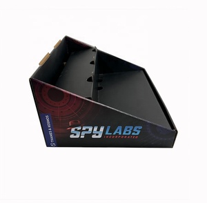 Custom Promotional Packaging Tear Away Folding Watch Display Box Counter Paper Cardboard Product Display Box