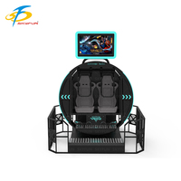 12m x 4m salle de spectacle vr salle d'arcade 360vr simulateur 9d vr console de cinéma pc machine de jeu dans un centre commercial