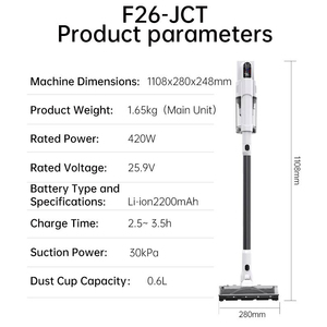 <span class=keywords><strong>เครื่อง</strong></span><span class=keywords><strong>ดูด</strong></span><span class=keywords><strong>ฝุ่น</strong></span> <span class=keywords><strong>Dibea</strong></span> F26JCT แบบไม่ต้องบำรุงรักษา 120 วัน พร้อมถุงเก็บ<span class=keywords><strong>ฝุ่น</strong></span>ขนาดใหญ่ 3.8 ลิตร และฐานทิ้ง<span class=keywords><strong>ฝุ่น</strong></span>อัตโนมัติ - Product Image 6