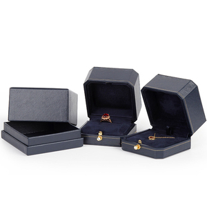 Jewelry Blue luxury jewelry box jewelry packaging gift display box ring bracelet pendant Princess proposal ring