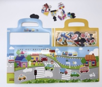 Libros de Rompecabezas Magnéticos Personalizados con Tapa Dura para Niños en Edad Preescolar, en Inglés, con Actividades de Juego