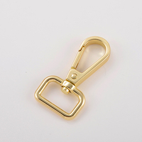 Clips de crochet de déclenchement en alliage de Zinc de luxe robustes mousqueton sac matériel Nickel boucle porte-clés Triangle anneau sangle crochet