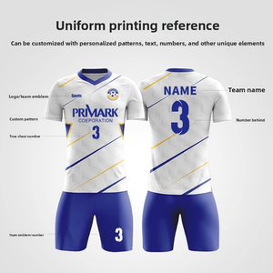 Erkek profesyonel futbol takımı üniformaları çabuk kuruyan yetişkin spor formalar özel baskı Spandex/pamuk çevre dostu - Product Image 4