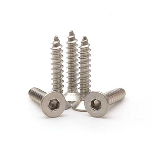 1/4 x 1,5 Acero inoxidable A2 70 m3 x 6 mm Plato Avellanado <span class=keywords><strong>Cabeza</strong></span> plana Hexagonal Tornillo autorroscante <span class=keywords><strong>Allen</strong></span> - Product Image 2