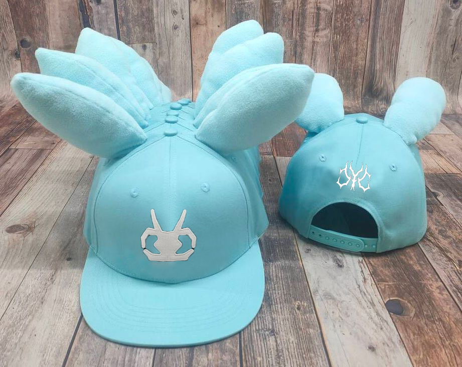 Custom Rabbit Ear Cap Hat - Bunny Ears Hat with 3D Embroidery