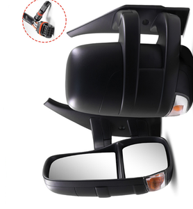 Espejo Retrovisor Izquierdo de Alta Calidad con Calefacción, Sensor de Temperatura Convexo, Cristal Grande, Color Negro para Daily 2006-2011 - Product Image 4