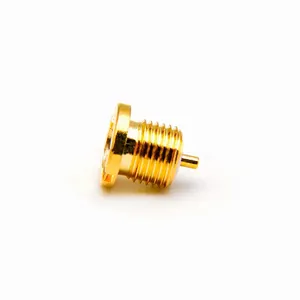 RF Coaxial Connector Rotationally Mironed PCB Connector Gold Plated Brass ZSX High Quality MCX MMCX Female Straight Usb Female
