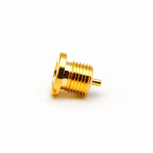 RF Conector Coaxial Rotacionalmente Mironed PCB Conector Banhado A Ouro Latão ZSX MCX Alta Qualidade MCX MMCX Feminino Reto Usb Feminino