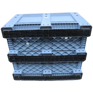 Palet konteynerleri 1000kg plastik toplu konteynerler katlanabilir plastik palet konteynerleri