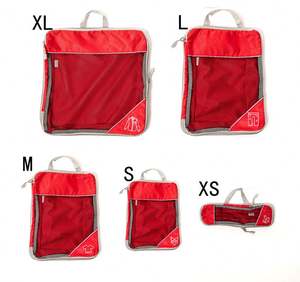 Organisateur de bagages extensible pour voyage, ensemble de 6 pièces, cubes de compression en tissu maillé - Product Image 3