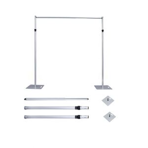 Heavy-Duty Adjustable <b>Backdrop</b> <b>Stand</b> with Steel Base | Sturdy Support for Grass Walls, Flower Walls, Photography & Events - Product Image 2