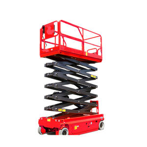 Plataforma elevadora de mesa elevadora de tijera eléctrica de servicio pesado autopropulsada hidráulica - Product Image 1