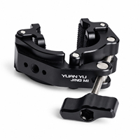 Pince de fixation pour caméra Super Crab Clamp avec trous filetés de 1/4 pouce pour tuyaux ronds, surfaces planes, éclairages LED et autres équipements photographiques