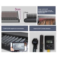 Brosse ionique électrique Portable pour cheveux, peigne de pulvérisation de vapeur à chargement USB, peigne de Massage du cuir chevelu, outil de coiffeur