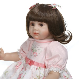 <span class=keywords><strong>NPK</strong></span>-Muñeca de bebé <span class=keywords><strong>reborn</strong></span> de 60CM, de alta calidad, Princesa de Fridolin, muñeco de bebé <span class=keywords><strong>reborn</strong></span> de pelo largo rizado de 6-9M, tamaño de bebé real - Product Image 3
