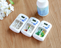 Kotak Obat Elektronik Baru yang Laris Manis, Kotak Pil Pengingat Pintar Berlapis Ganda Portabel dengan Alarm