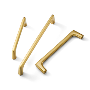 Pegangan Pintu Lemari Laci Kabinet Emas & Abu-abu Minimalis Modern Perlengkapan Perabot Gaya Nordik - Product Image 2