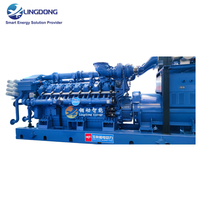 Grupo Electrógeno de Biogás de 1500kW 1.5MW, Trifásico CA, Alternador sin Escobillas de 1875kVA, Yuchai YC16VCN para Estación Generadora de Energía