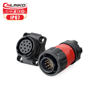 12 Pin Thông Tư Nhựa Nối M20 Loại Hàn Cáp Nối Chống Thấm Nước Ip65 Với Bụi Bìa