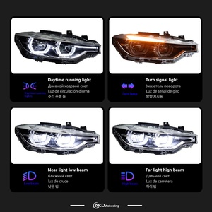 2012-2019 for F30 Modified Spoon Headlight Assembly LED Turn Signal Accessories New 6000K Color Temperature <b>H4</b> Bulb Special 2012 - Product Image 2
