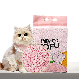 Litière pour chat 6L écologique au thé vert original et au tofu, hautement absorbante, agglomérée, au charbon actif, sans poussière, désodorisante - Product Image 2