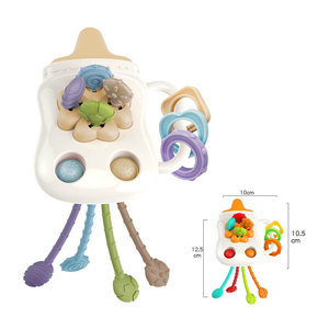 Jouet à tirer Montessori pour bébé de 6 à 12 à <span class=keywords><strong>18</strong></span> <span class=keywords><strong>mois</strong></span>, jouet de voyage, jouet sensoriel Montessori pour bébé - Product Image 4