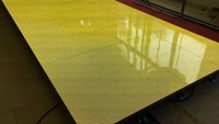 P2.6 Interaktiver LED-Bodenfliesen-Bildschirm für Innenräume, begehbarer Tanzflächen-Display, Acrylmaske 500x1000, feste Installation, IP45