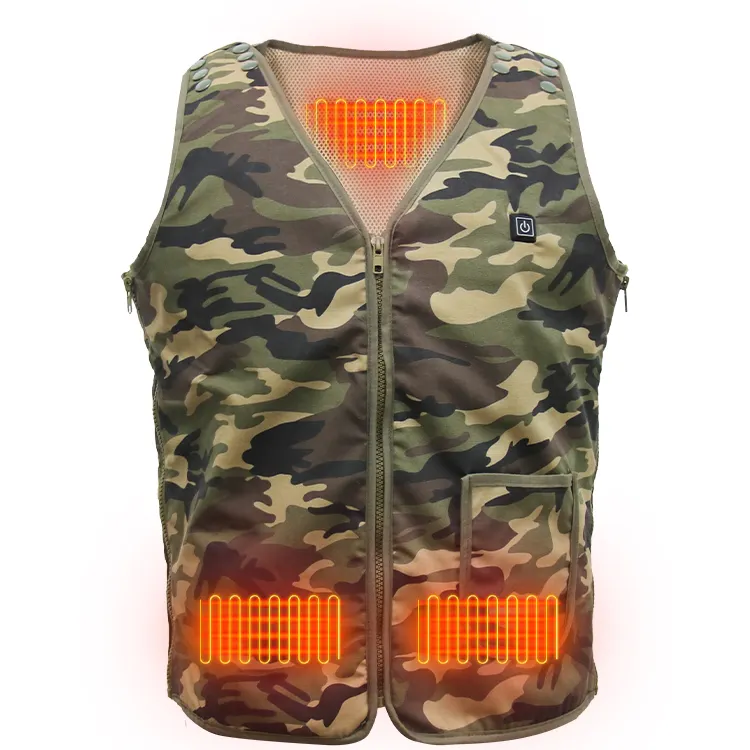 Hot sale 7.4V clothing carbon fiber heated hunting clothing